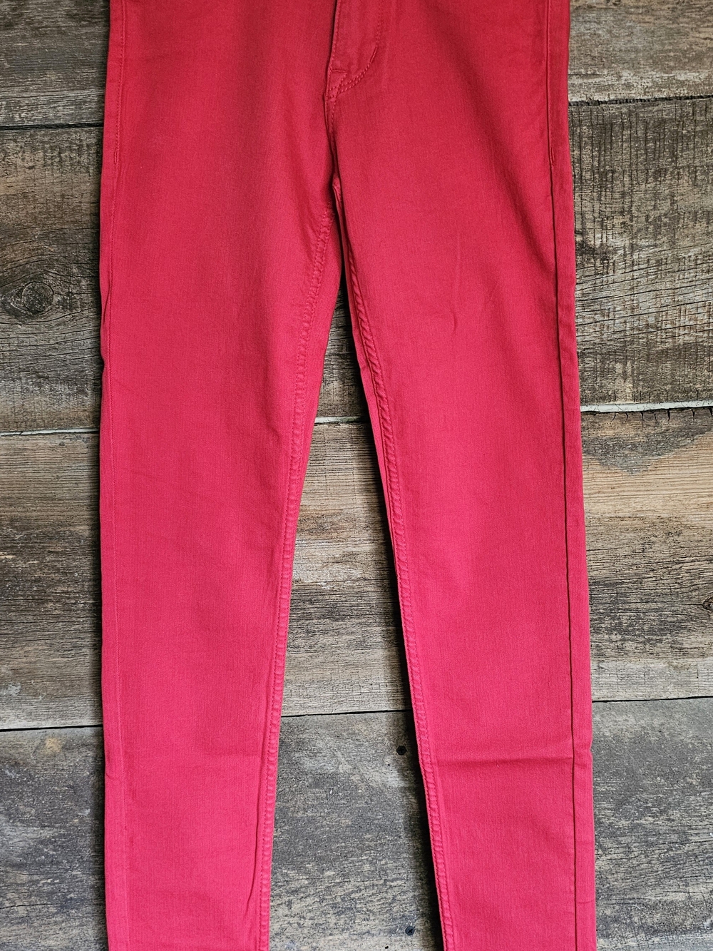 Red, Not Pink As In Item Details Hehe, Stretch Jeans